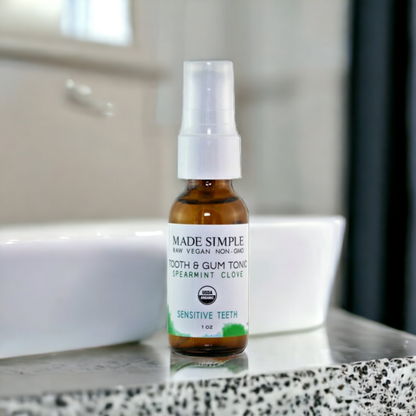 Spearmint Clove Tooth & Gum Tonic - Certified Organic, Vegan & Cruelty-free-4