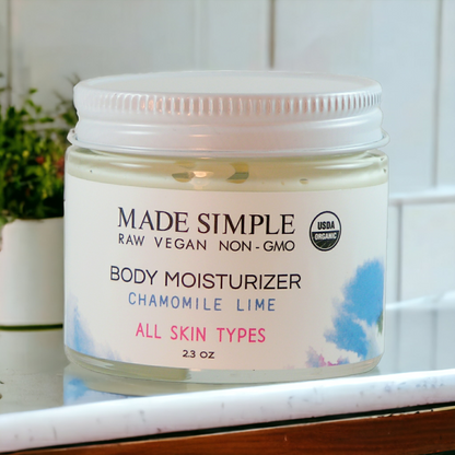 Chamomile Lime Moisturizer - Certified Organic, Vegan & Cruelty-free-4