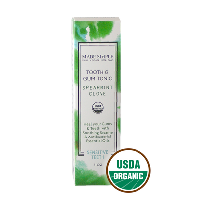 Spearmint Clove Tooth & Gum Tonic - Certified Organic, Vegan & Cruelty-free-3